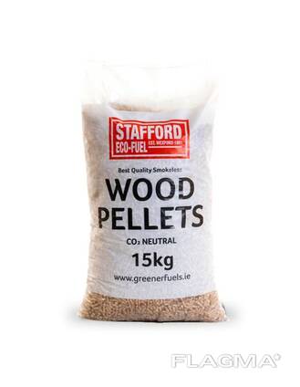 Biomass wood pellets