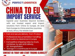 China to Europe in 15 days! Cargo delivery DAP DDP CIF Customs clearance and delivery