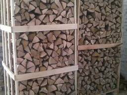 Chopped firewood, oak, ash (natural moisture)