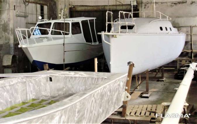 Construction of any sailing and motor boats with aluminum hulls. Custom built.