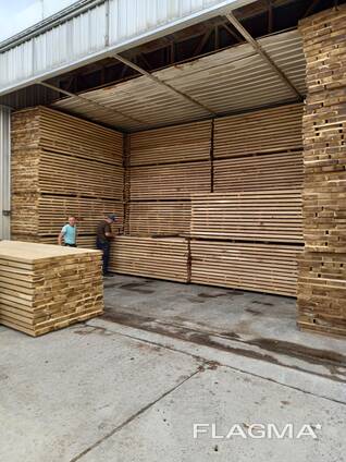 Доска дубовая 50мм сухая обрезная