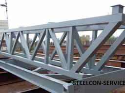 Frame steel halls, welded steel construction