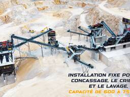 Installation de concassage et de criblage