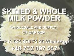 Milk powder skimmed 1.5% whole milk powder 26% sales and bulk supply delivery any city