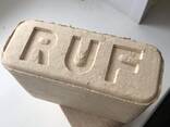 Топливные древесные брикеты RUF (RUF- брикет) из 100% березы, качество ПРЕМИУМ - фото 1