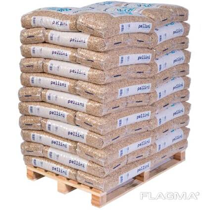 Wood pellets, premium quality, ena1 approved, in 15kg bags in all language text